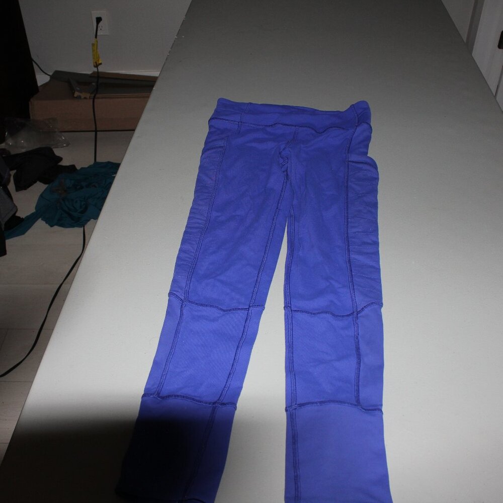 Blue Ivivva Leggings Size 24 Waist 0r14